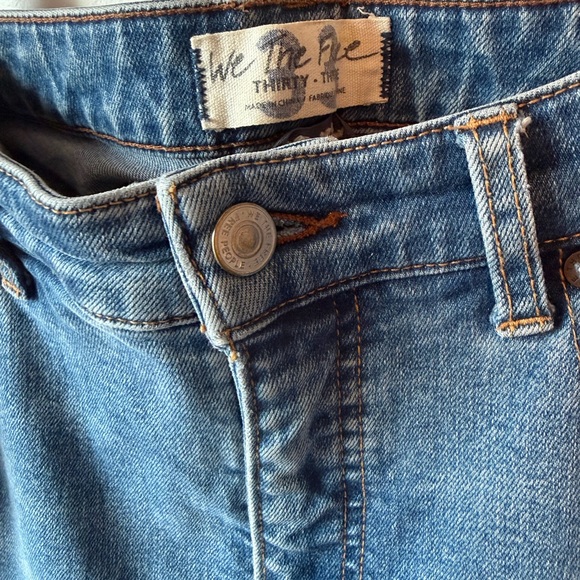 We The Free Denim - ⚡️Free People We The Free Women's High-Rise Jeans with Frayed Hem